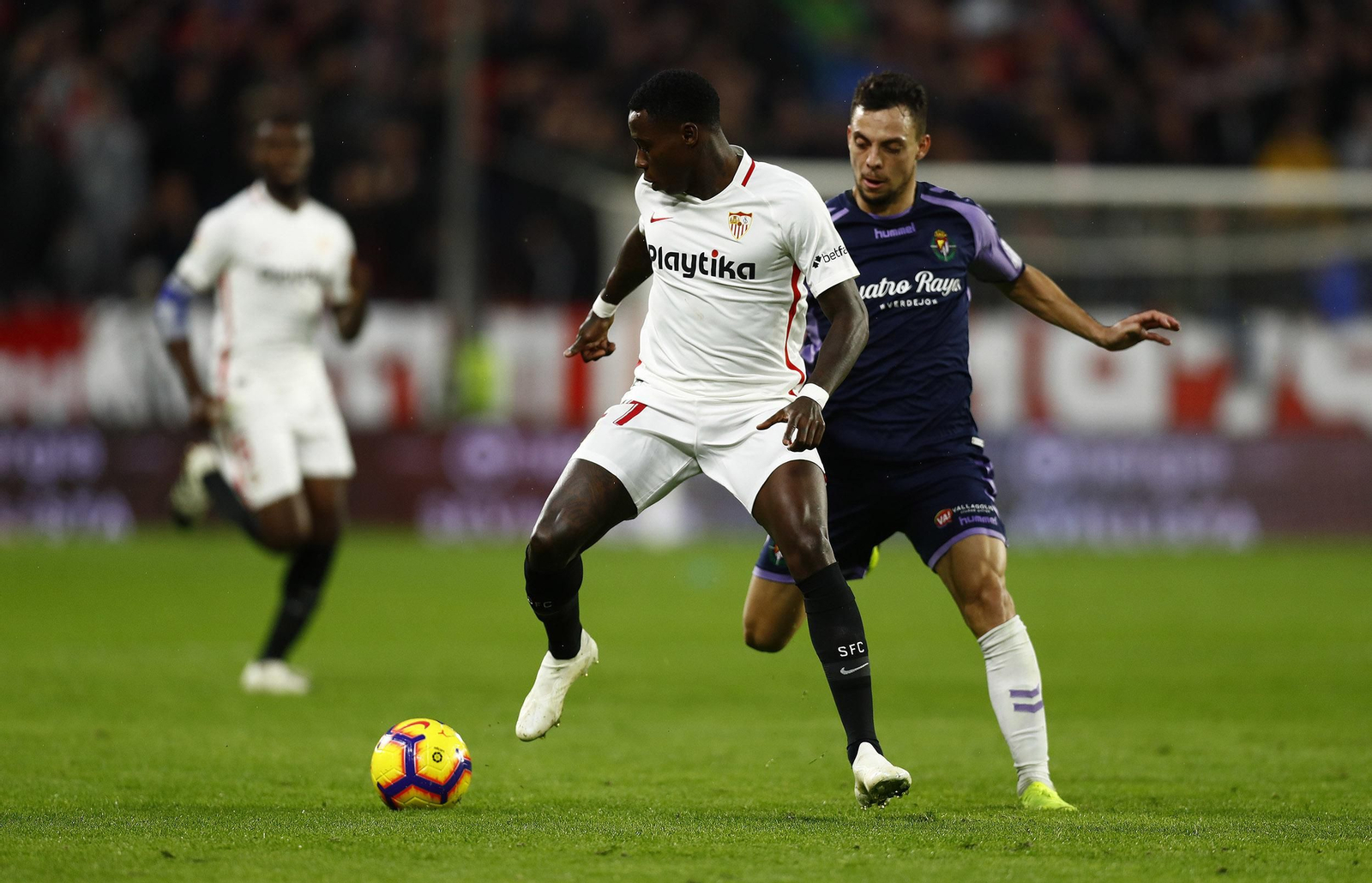 El Sevilla-Valladolid, en imágenes