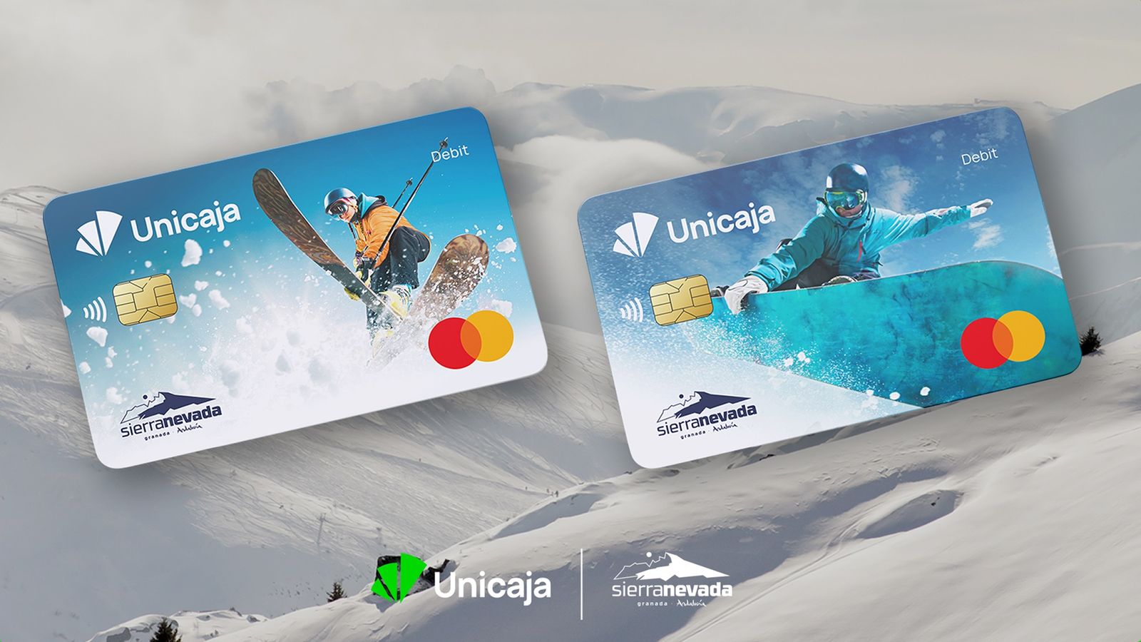 Las nuevas tarjetas de débito de Unicaja