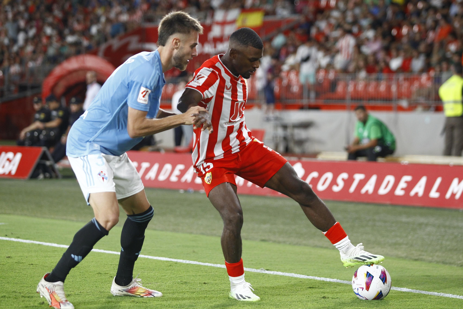 Imágenes del partido U.D. Almería-Real Club Celta de Vigo