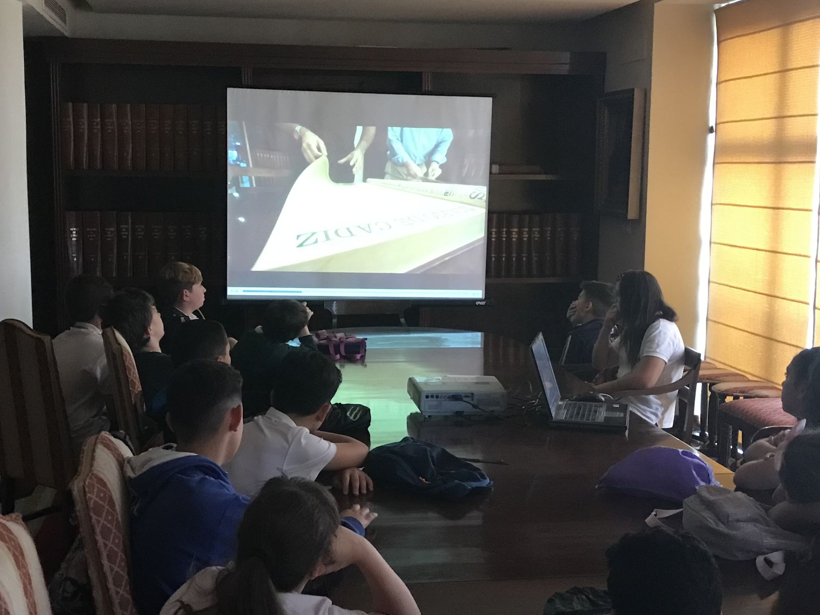 Visita al Diario CEIP Adolfo de Castro