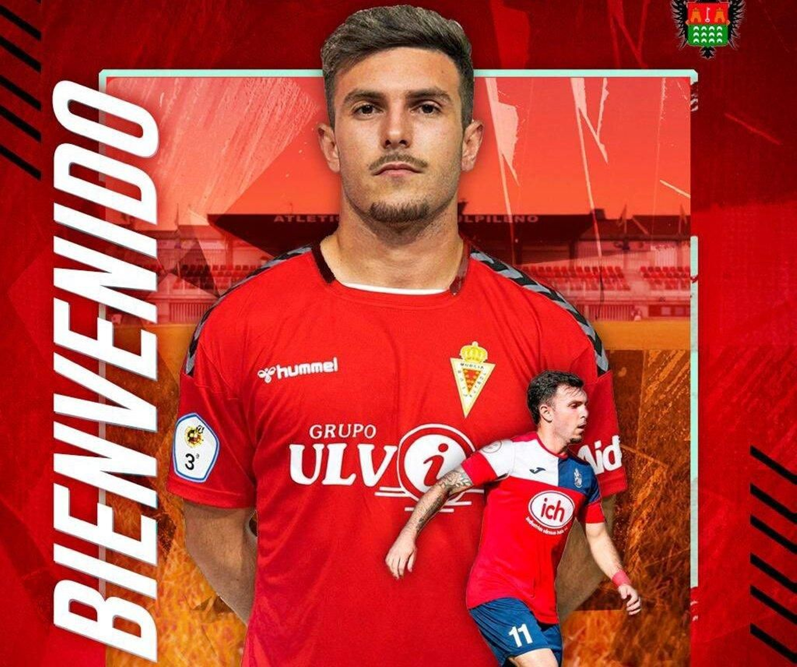 Cartel con el que el conjunto almeriense anunciaba la incorporación del extremo murciano de cara a la próxima temporada.