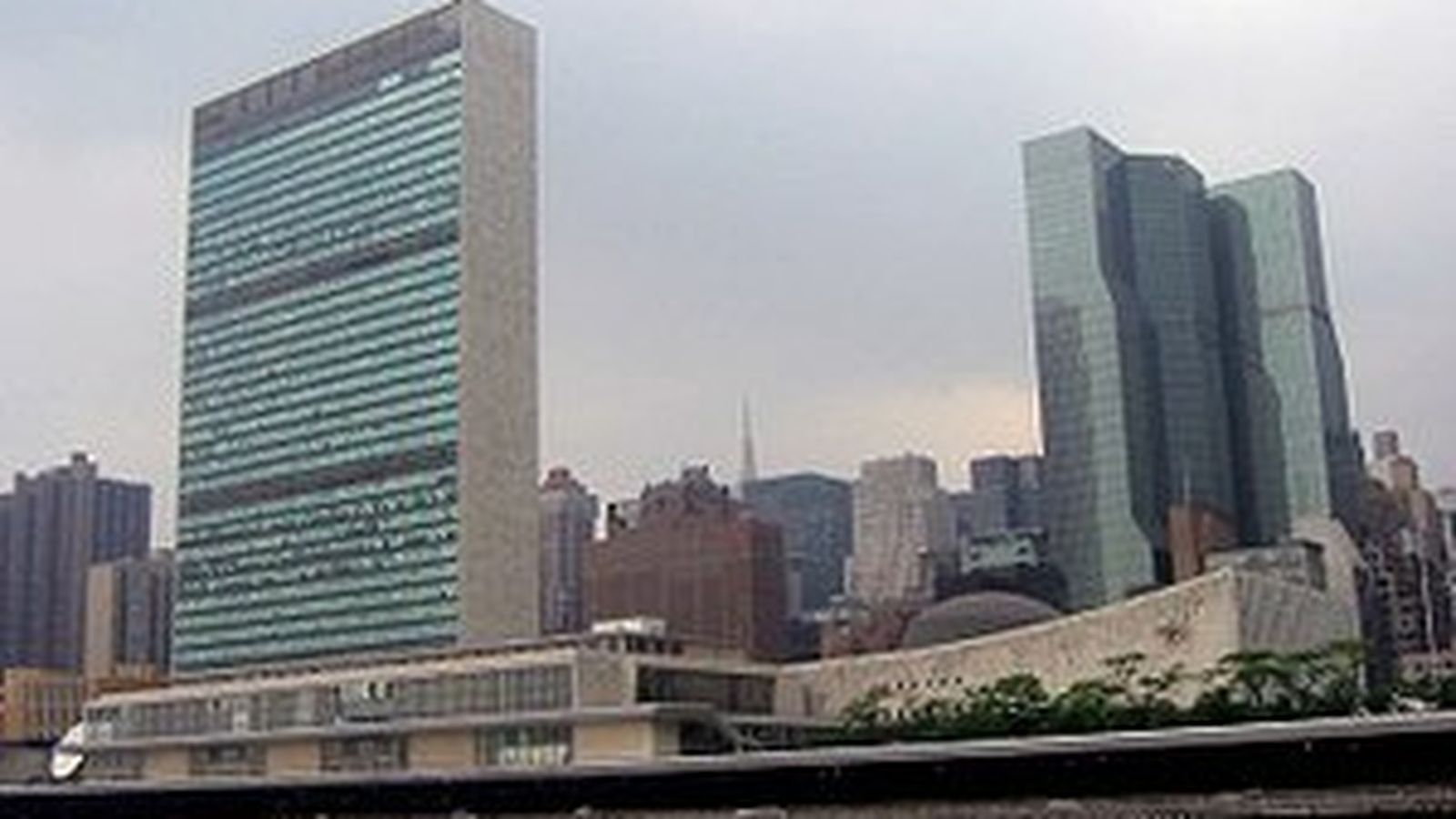 El edificio de las Naciones Unidas.