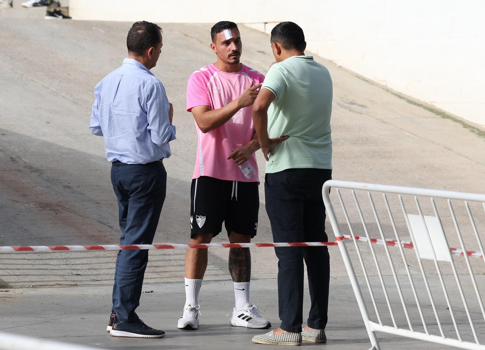 Javi Montero ya trabaja con el Málaga CF en el Anexo de La Rosaleda