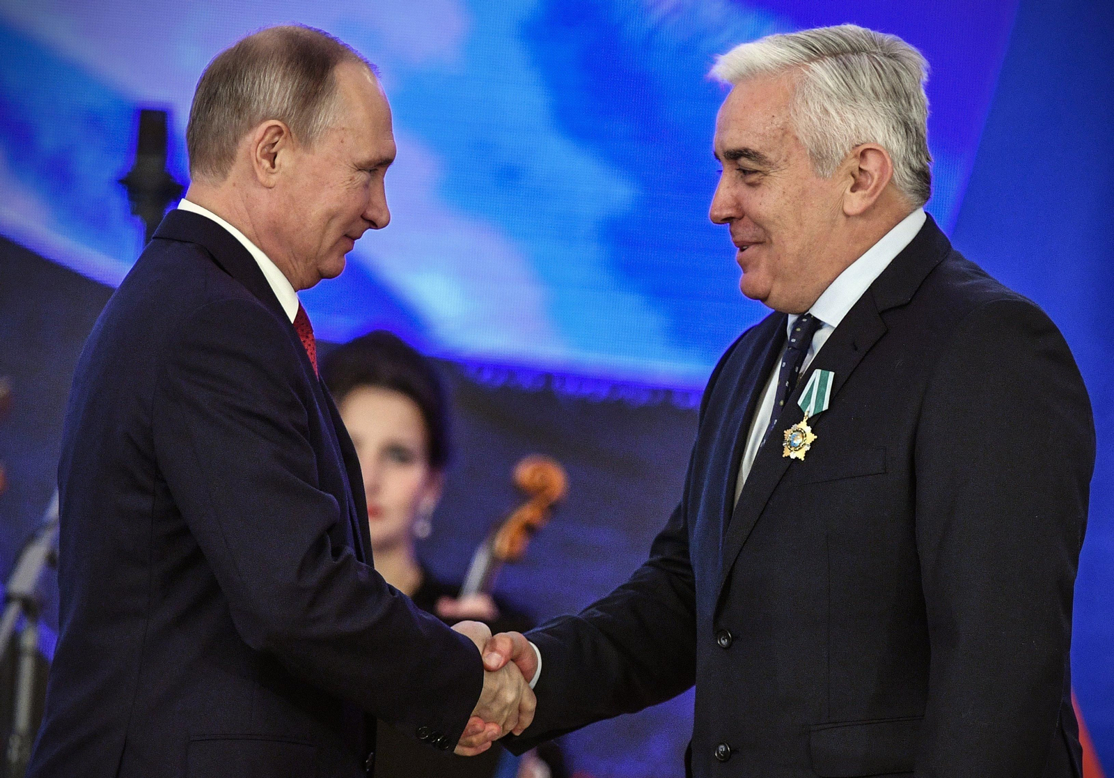 El catedrático Rafael Guzmán, tras el reconocimiento otorgado por el presidente Putin.