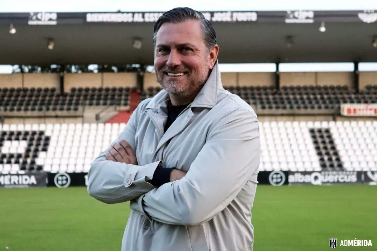 Ruano, tras su presentación con el Mérida.