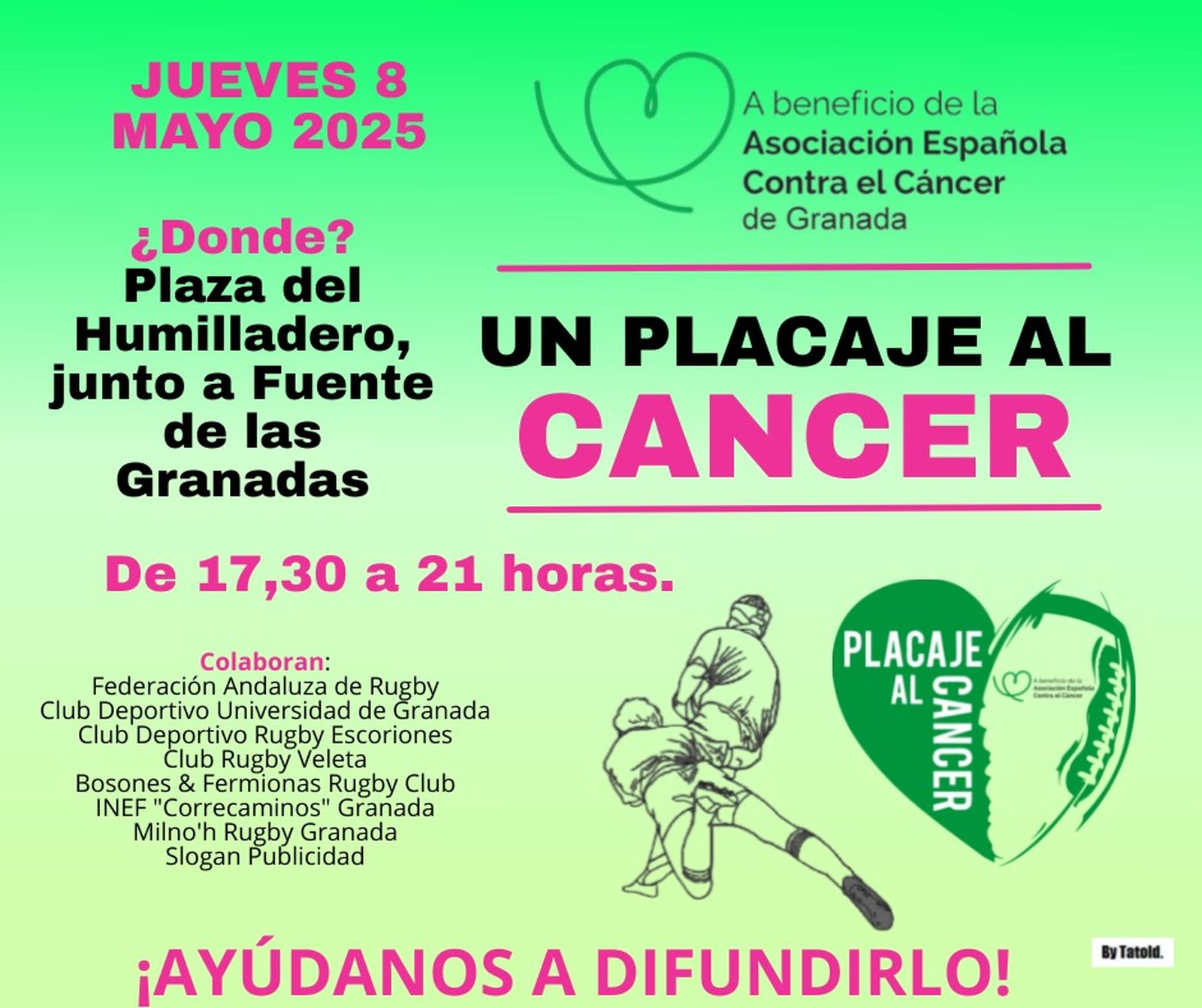 Cartel del evento que tendrá lugar este jueves.
