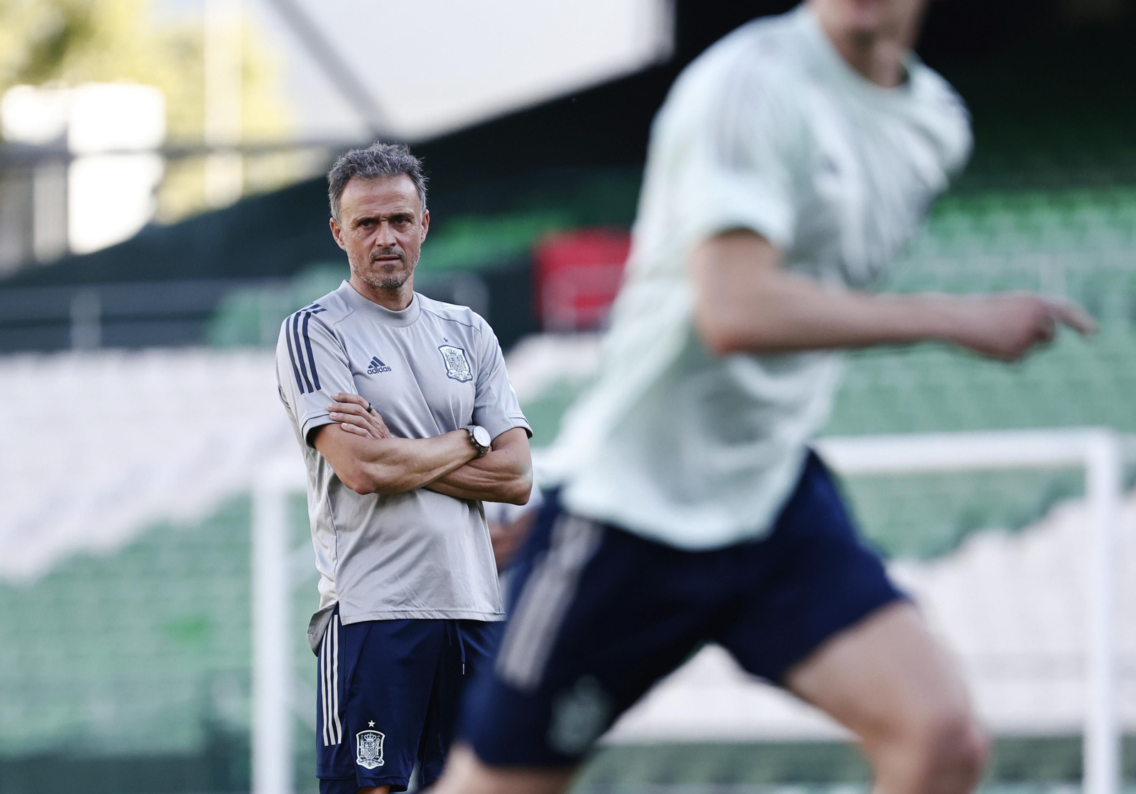 Las imágenes de la selección española en Sevilla