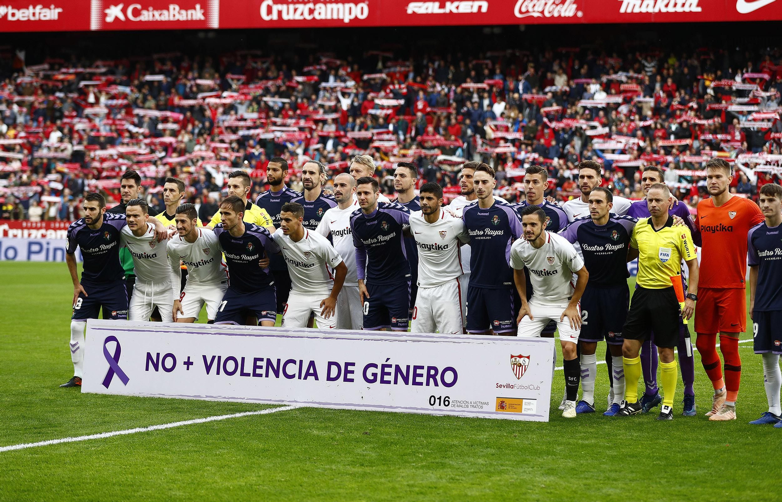 El Sevilla-Valladolid, en imágenes