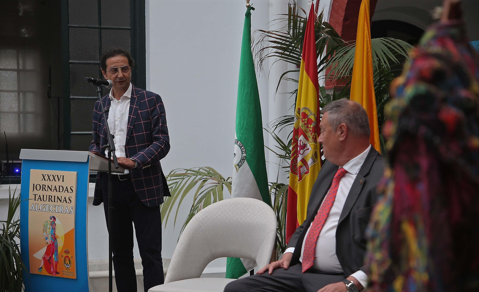 El pregón de las XXXVI Jornadas Taurinas de Algeciras ofrecido por José Luis López Guío, en imágenes