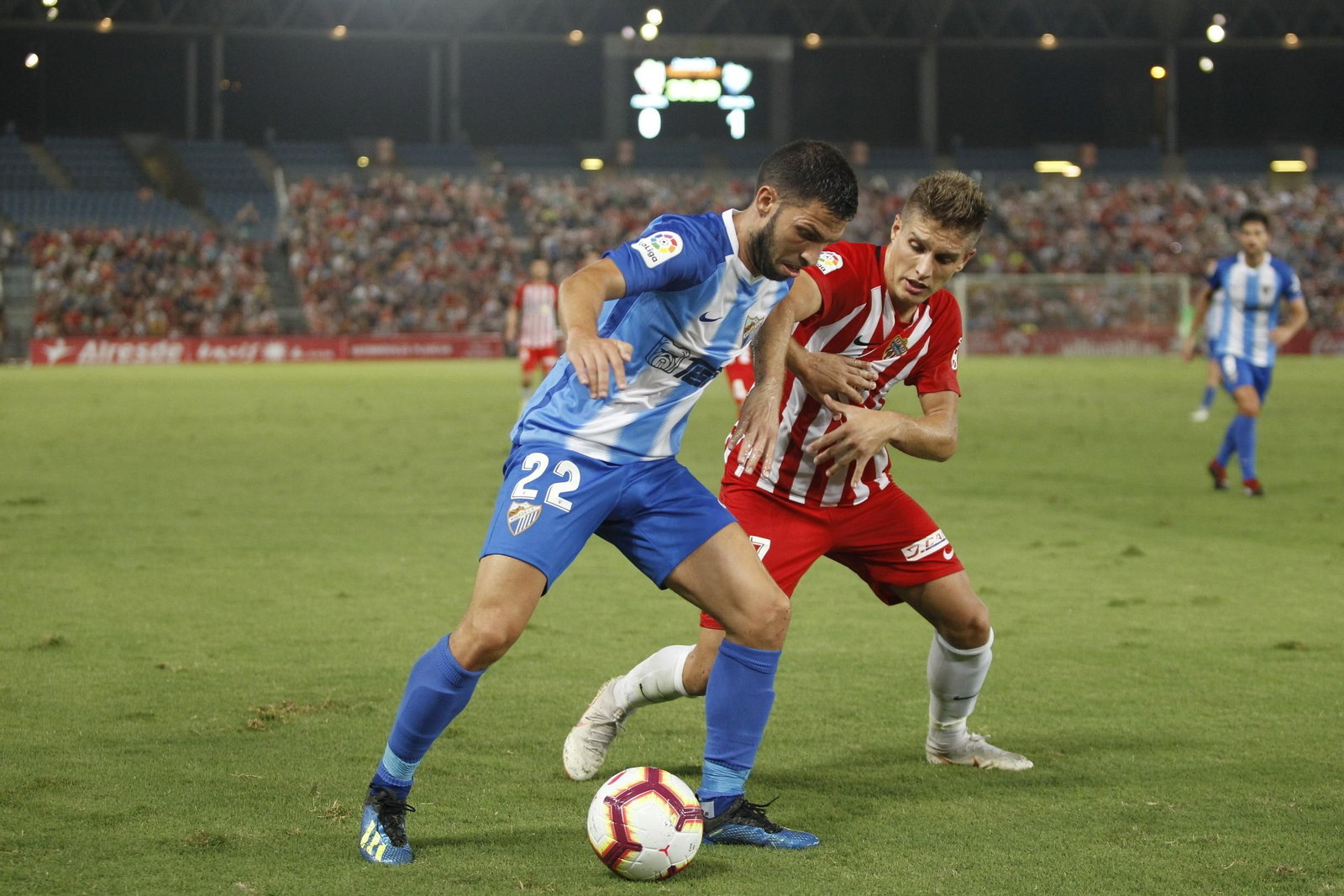 Las imágenes del Almería-Málaga