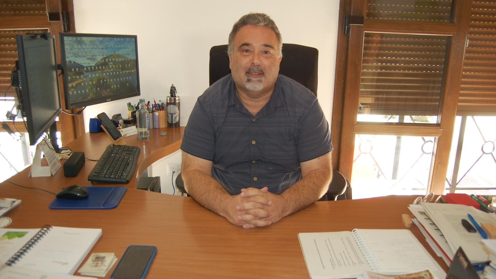 El alcalde de Istán, José Miguel Marín.