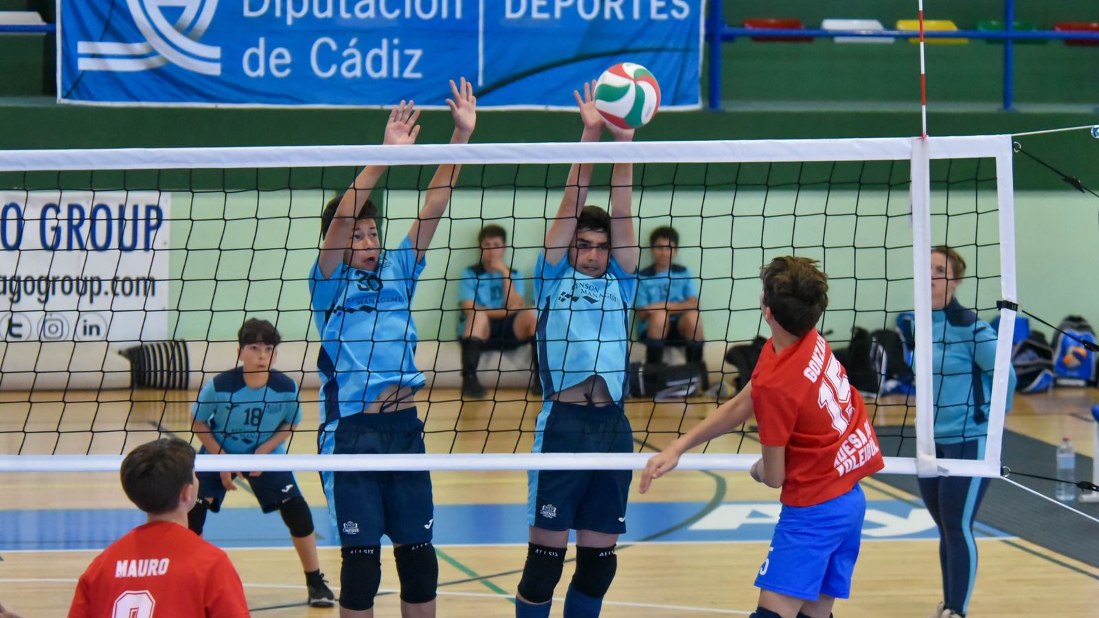 Las fotos de la segunda jornada del Campeonato de Andalucía infantil masculino de voleibol en La Línea