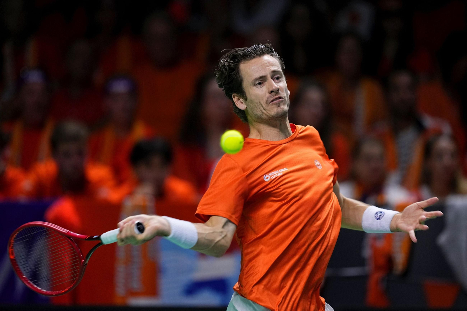 Las fotos de la derrota de España en el dobles ante Países Bajos