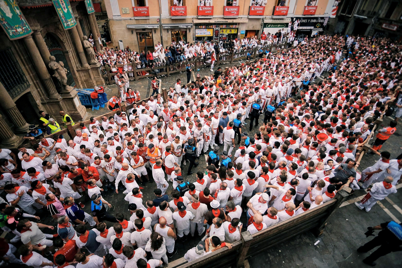 Primer encierro de los sanfermines 2019