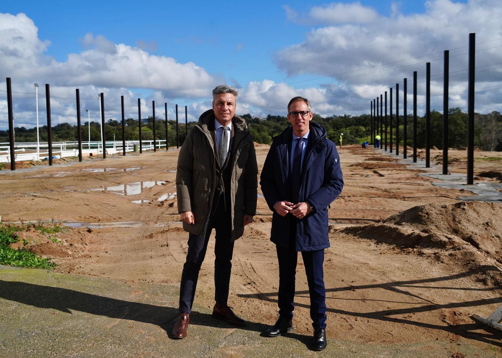 Andrés Lorite y Santiago Cabello, en Pozoblanco.