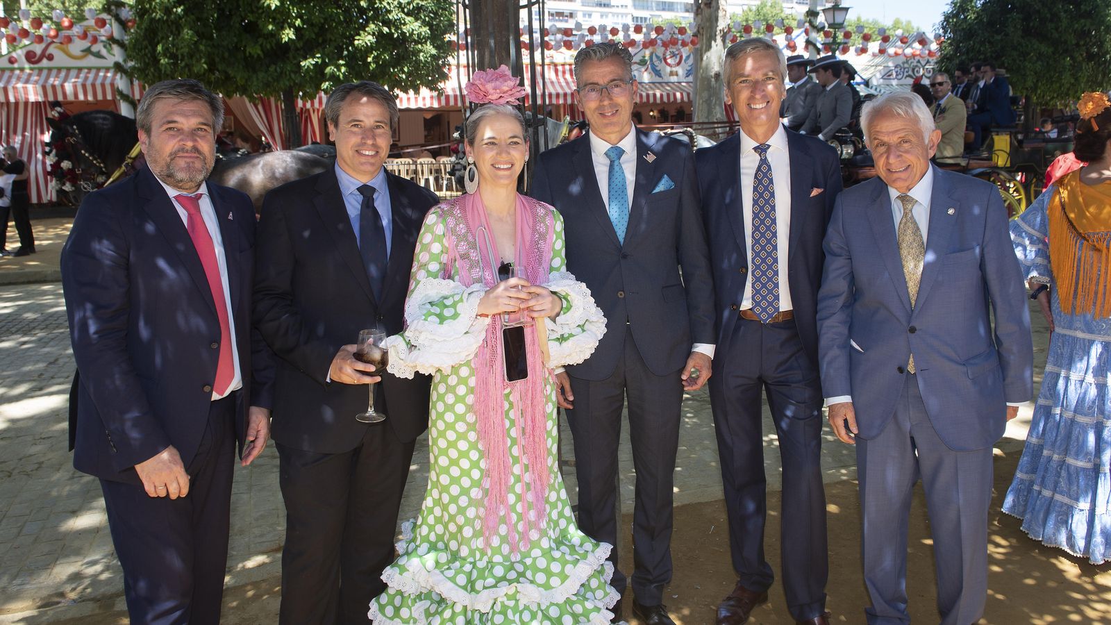 Luis Pérez, Raúl Maldonado, Patricia Cuevas, Joaquín Segovia, Germán del Real y Antonio Pascual.