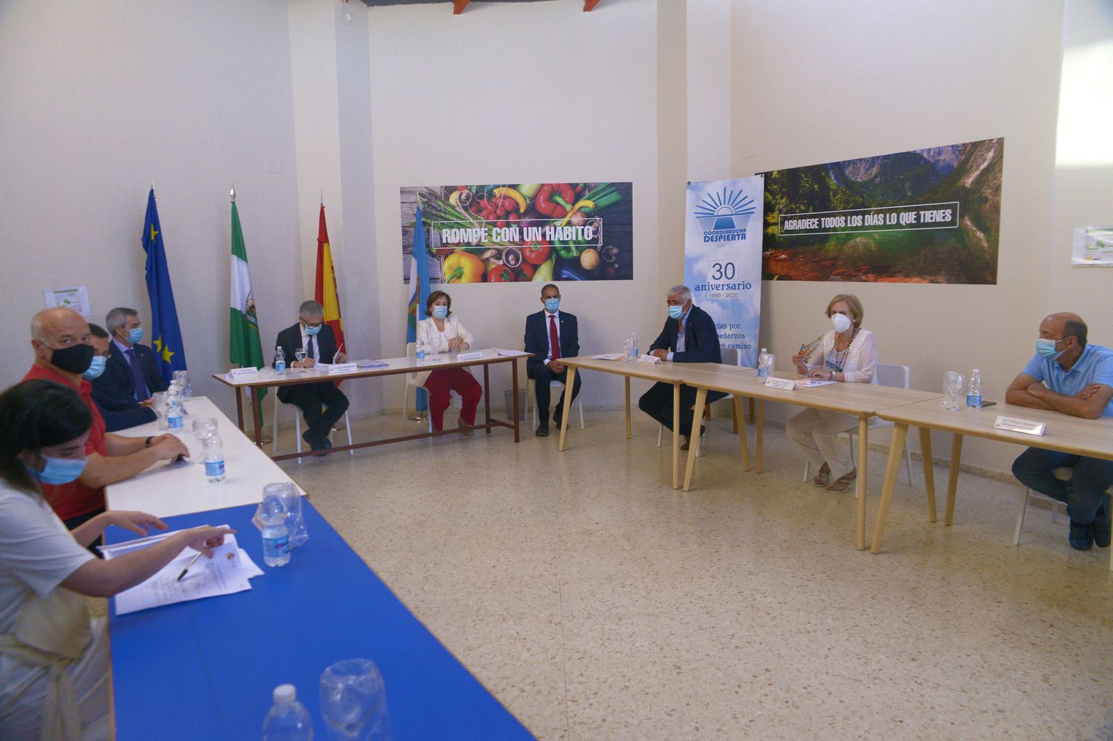 Fotos de la visita del Ministro del Interior a La Linea