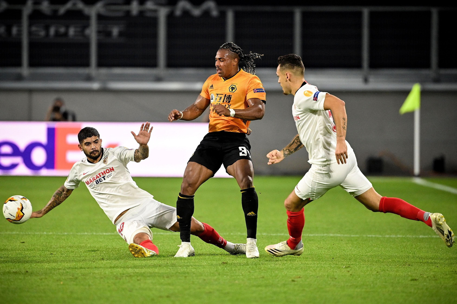 Las imágenes del Wolverhampton-Sevilla