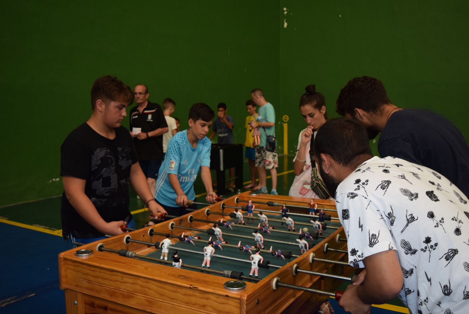 Un momento de la inauguración de la exposición.