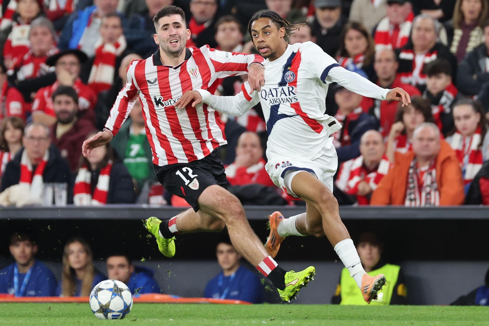 El Athletic Club-PSG, en imágenes