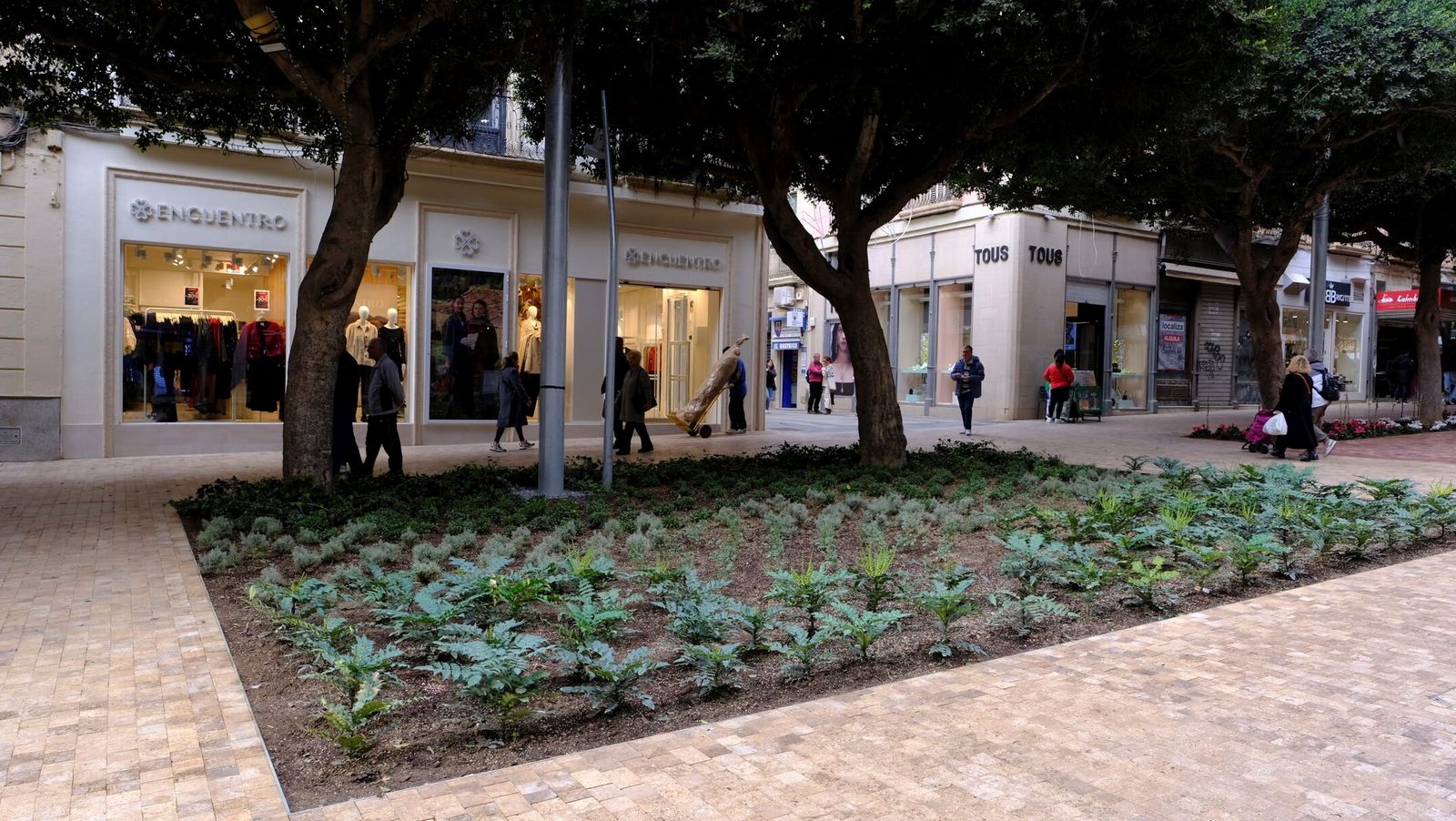 Parterres del Paseo de Almería.