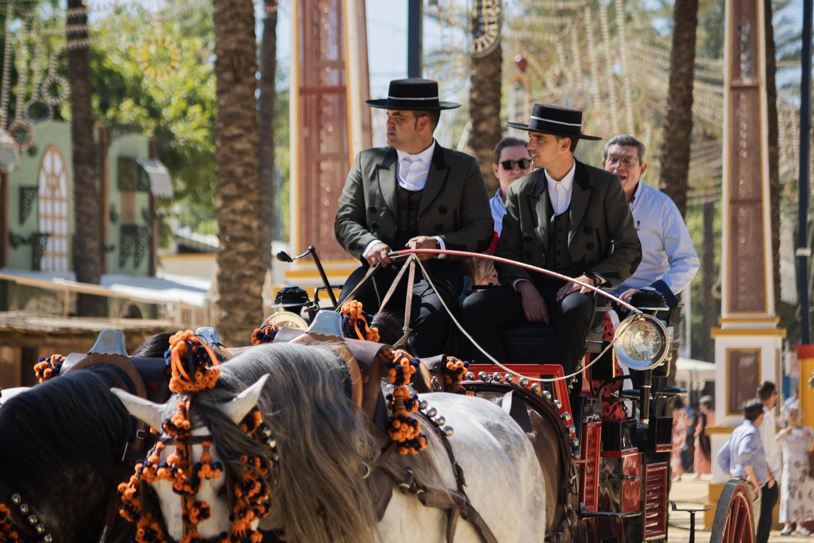 Imágenes del ambiente el martes en la Feria de Jerez 2024