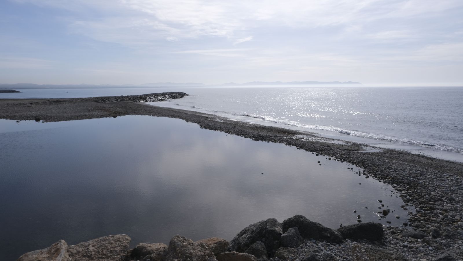 Imágenes del 'lago artificial' de Costacabana