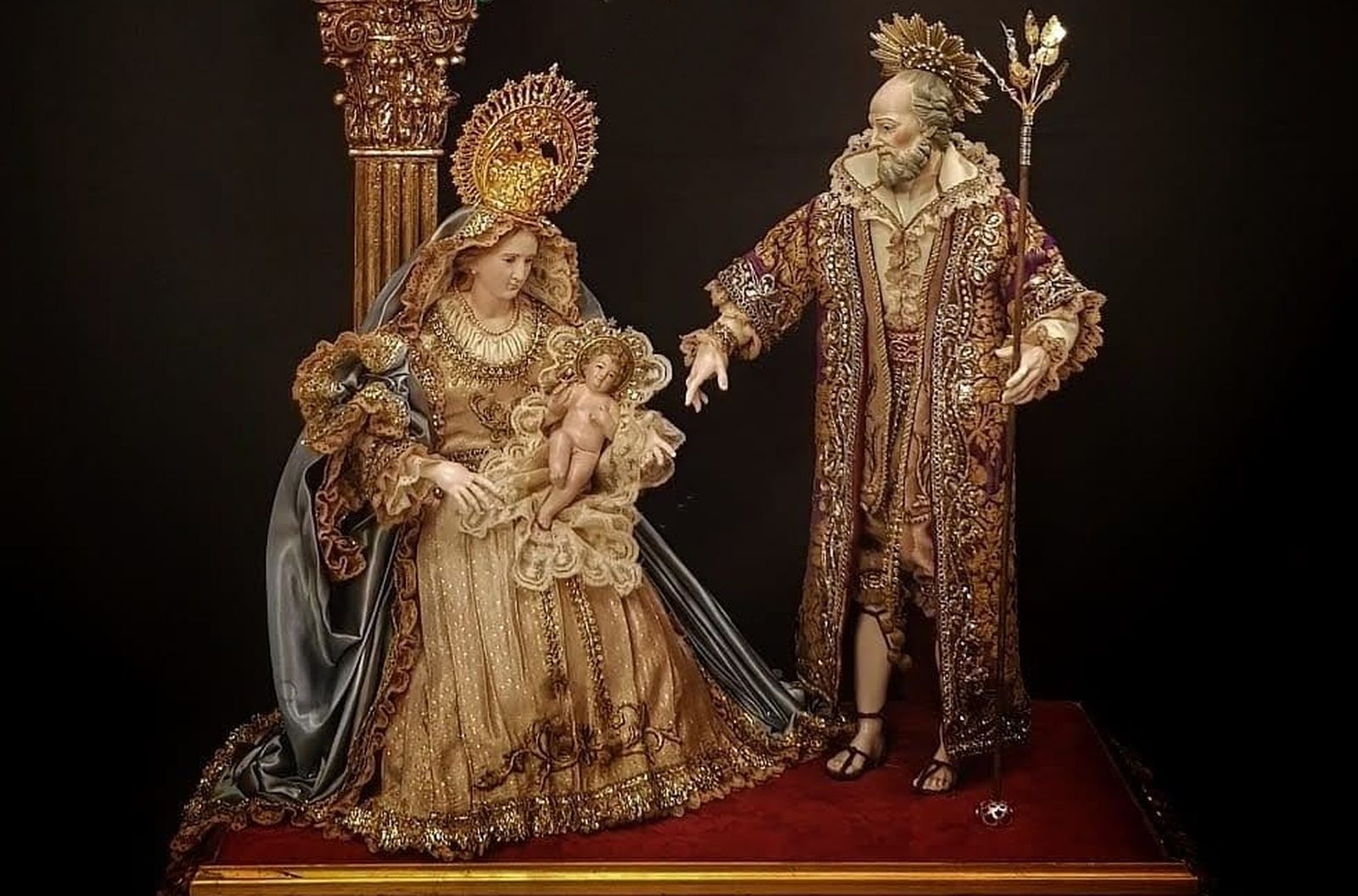 Una imagen de un belén napolitano.