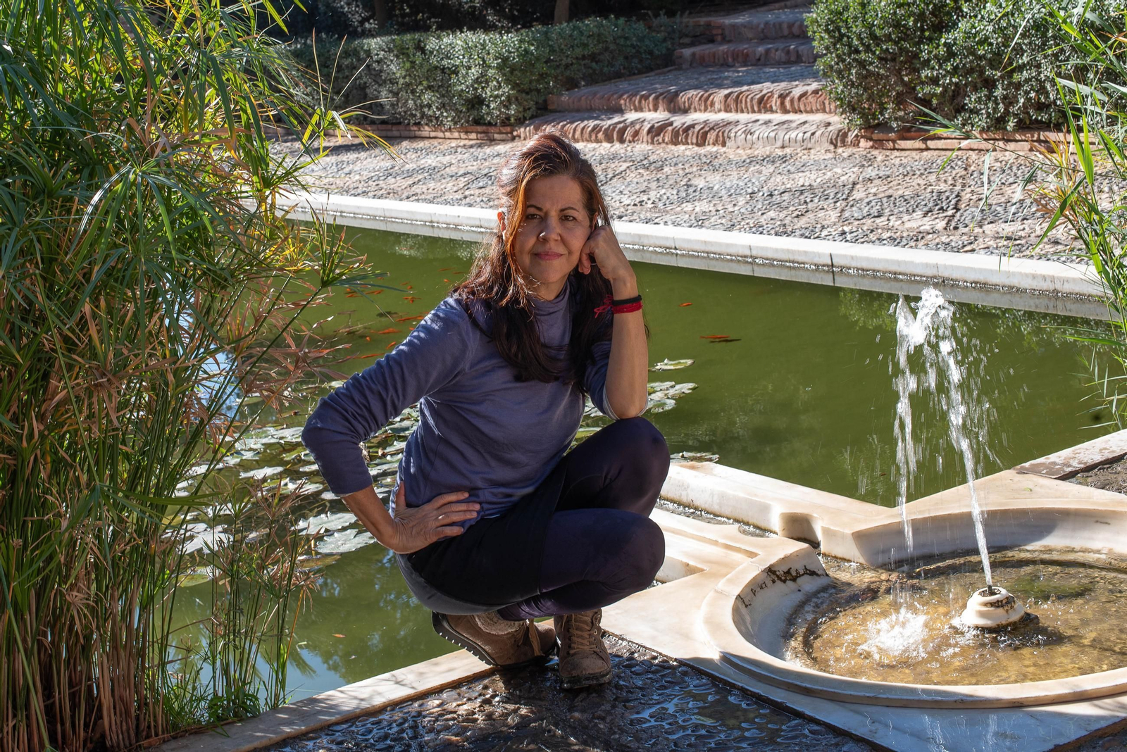 Elena Caballero, autora de esta gran obra donde cuenta su vida.