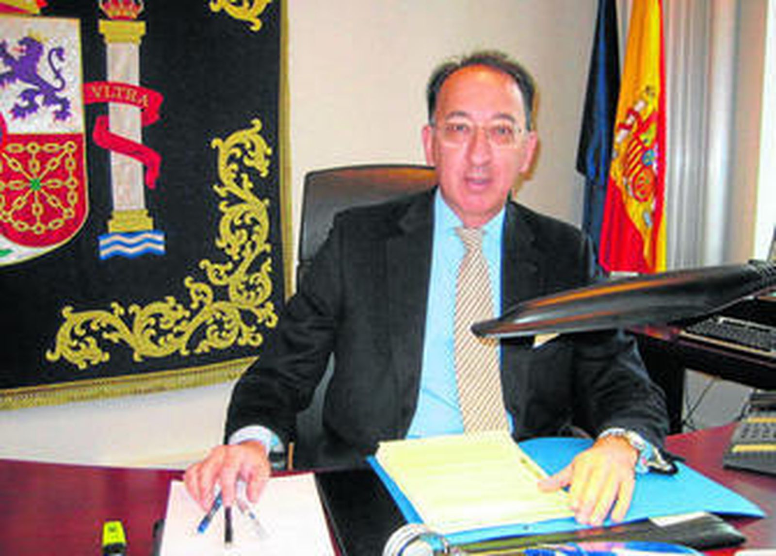Jorge Domecq, en su despacho en una foto reciente.