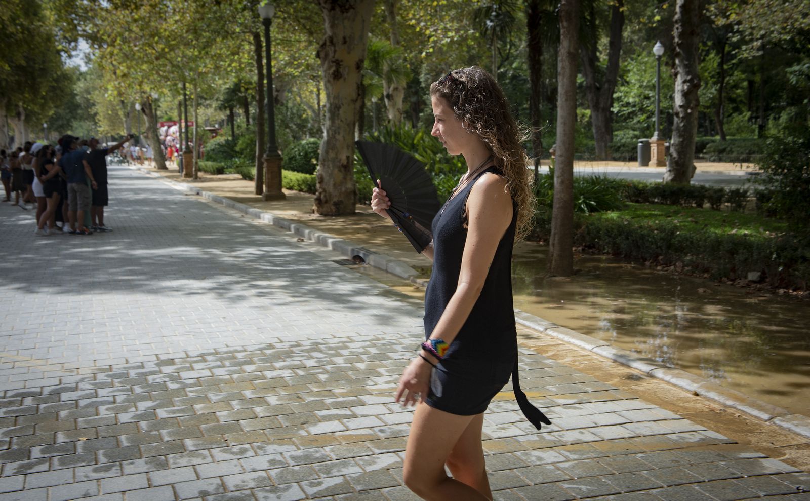 Primera jornada de calor en Sevilla