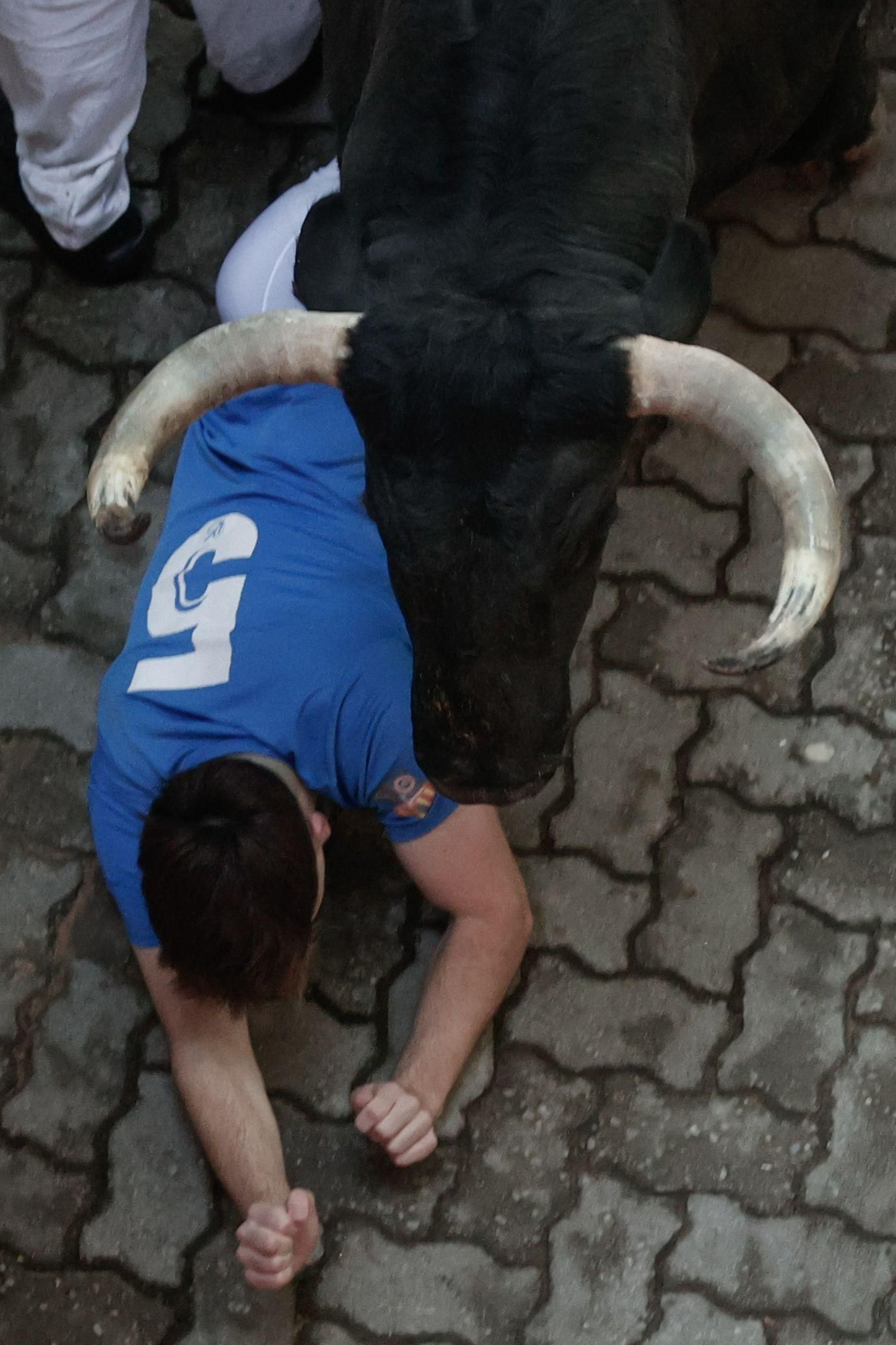 Las imágenes del encierro de los toros de Cebada Gago