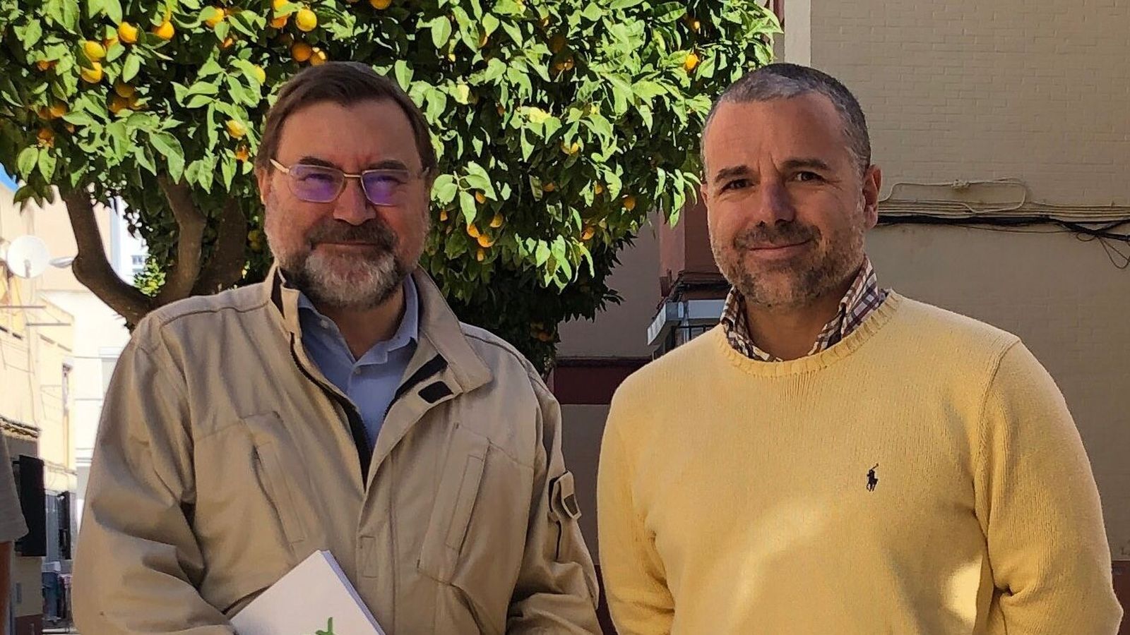 Carlos Zambrano y Francisco Paredes, concejales de VOX en San Fernando.