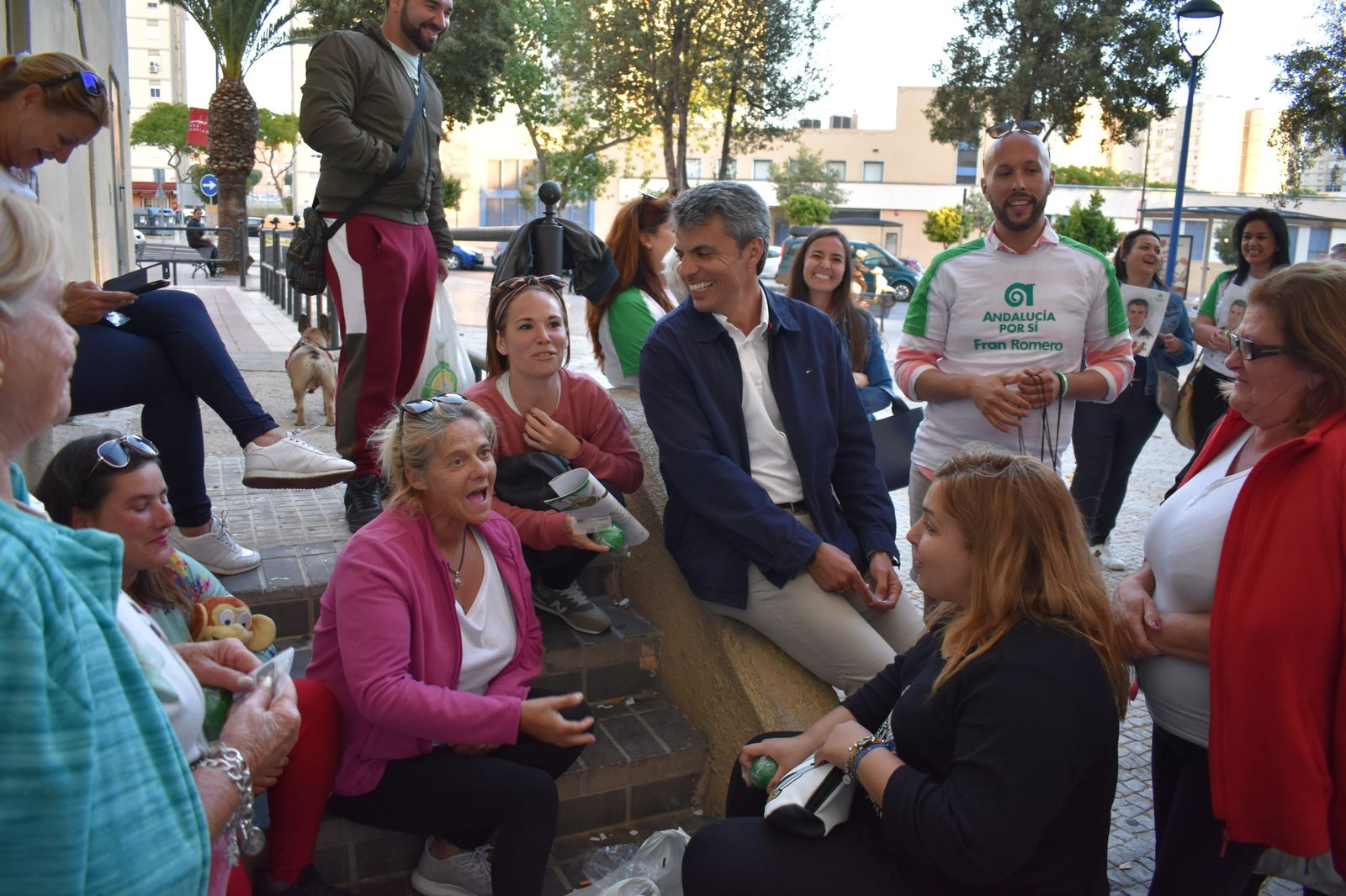 Fran Romero, de campaña en La Ardila.