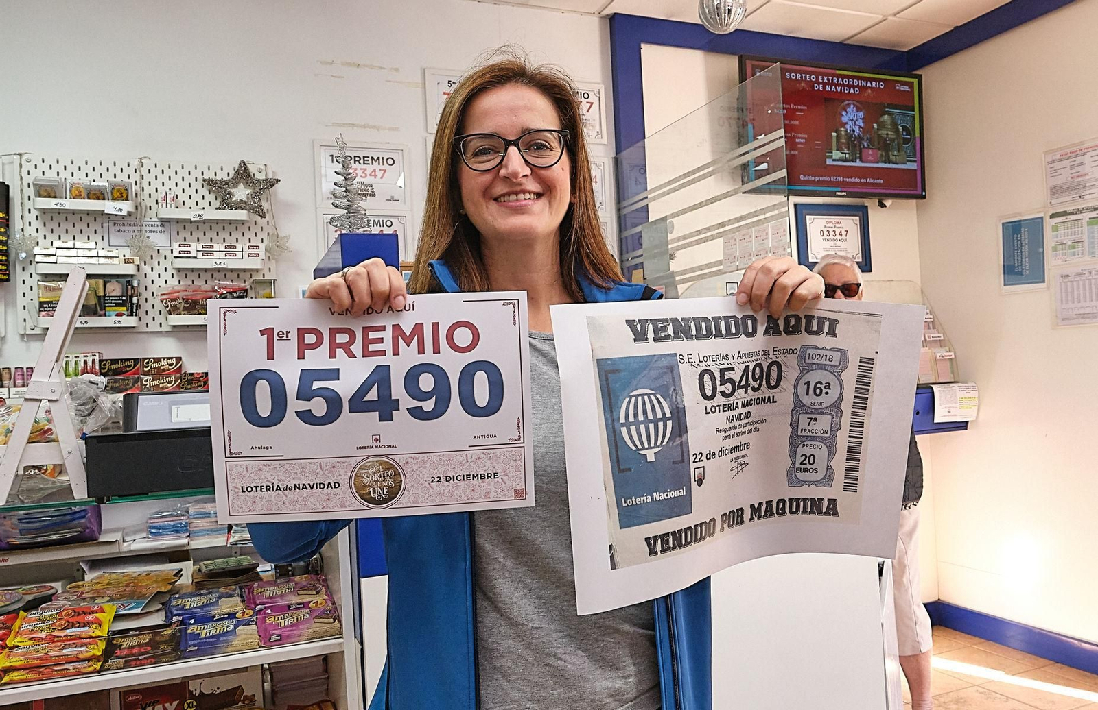 Celebraciones de los premiados con la Lotería de Navidad en España Celebraciones de los premiados con la Lotería de Navidad en España