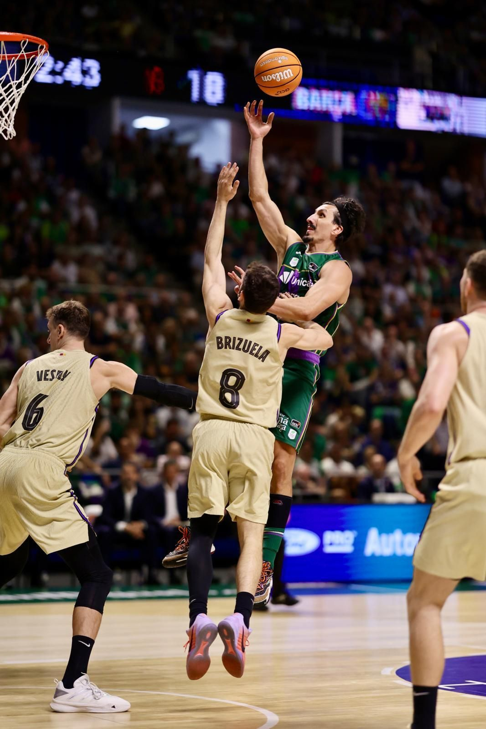Las fotos del Unicaja-Barcelona