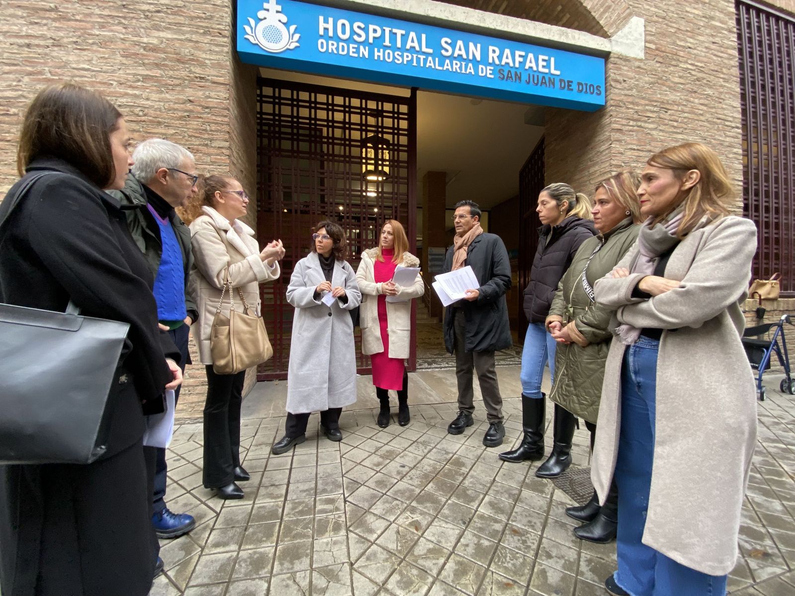 La parlamentaria andaluza María Ángeles Prieto en el centro de Atención Temprana