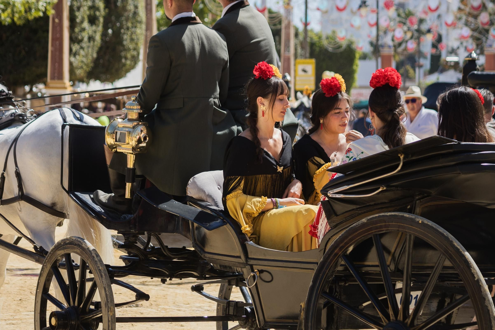 Imágenes del ambiente el martes en la Feria de Jerez 2024