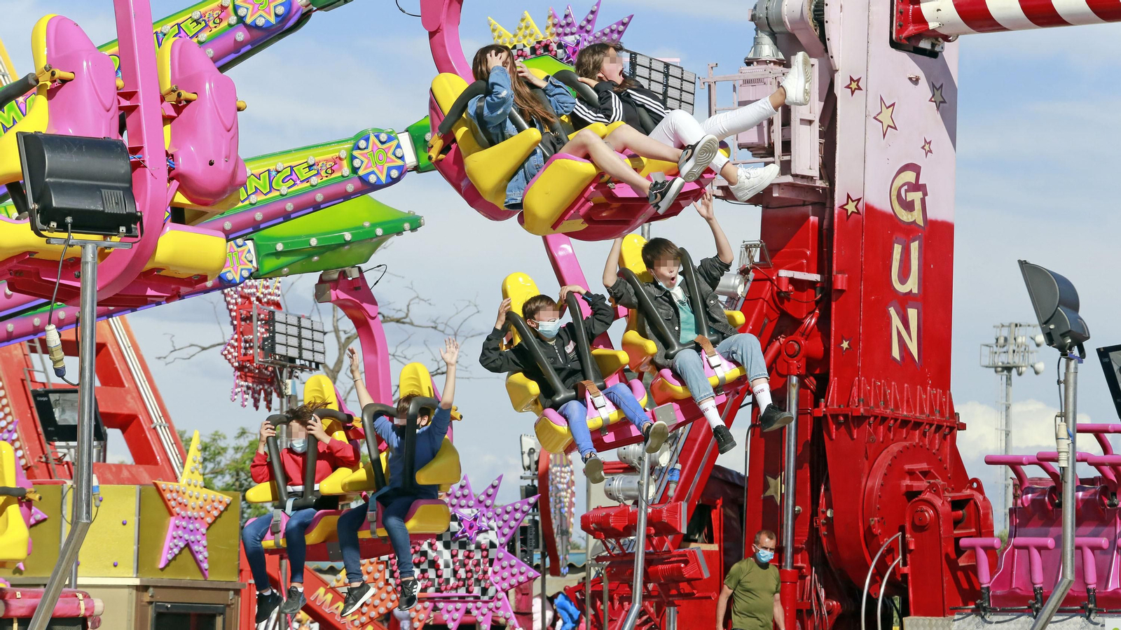 Imágenes del primer día de "cacharritos"