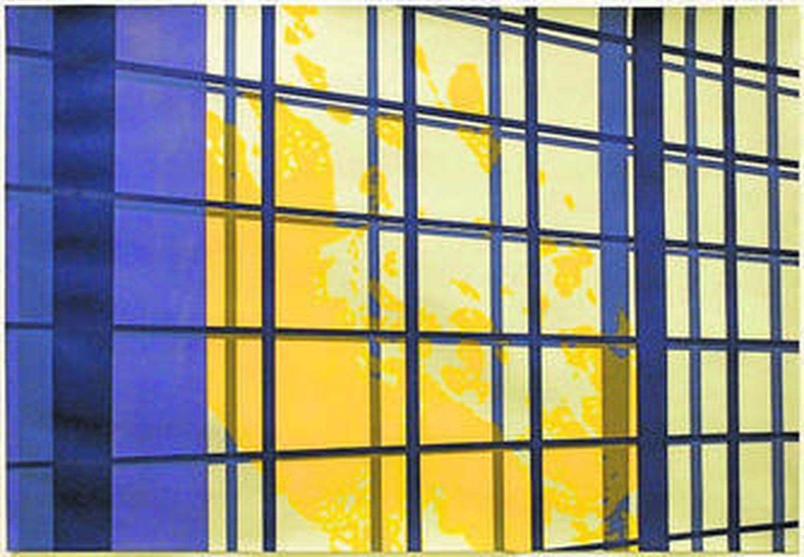 En sus obras, Norberto Gil ilumina con color las sombras tradicionales de la arquitectura japonesa.