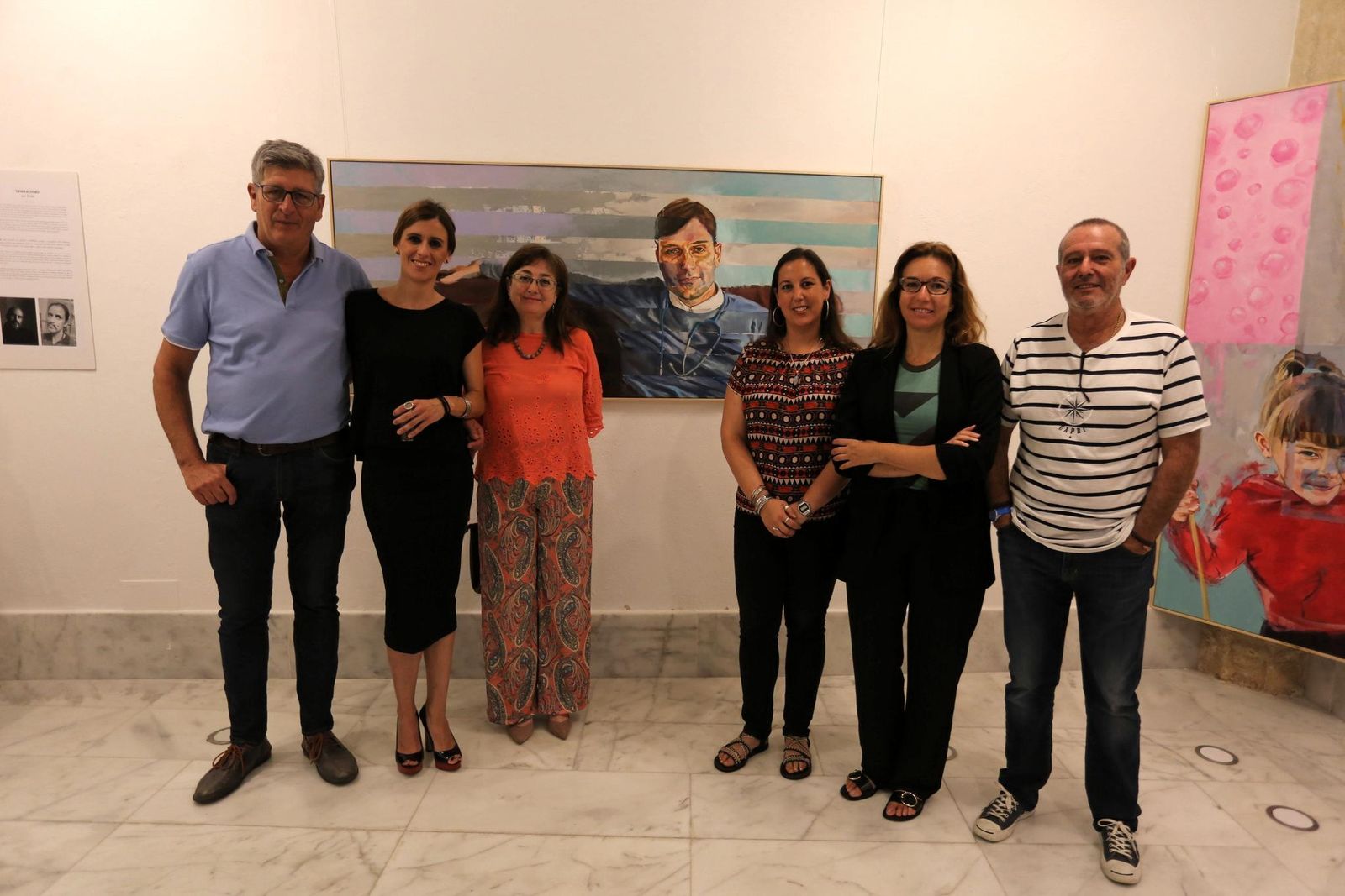 Inauguración de la exposición de Lizaso y Darmon, el miércoles en el Hospitalito.