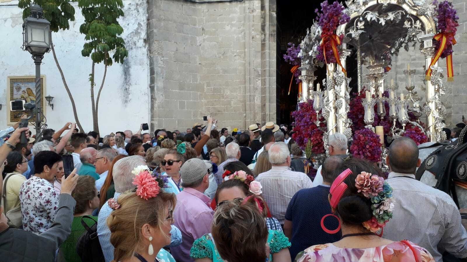 Las imágenes de la salida de la hermandad de Jerez al Rocío