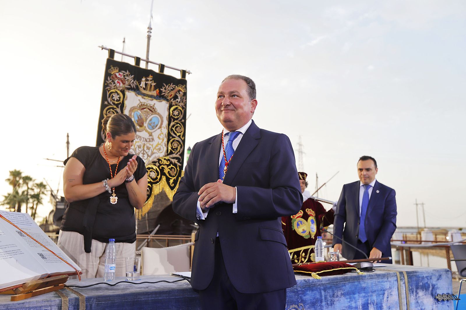 Imágenes de la constitución de la Diputación de Huelva