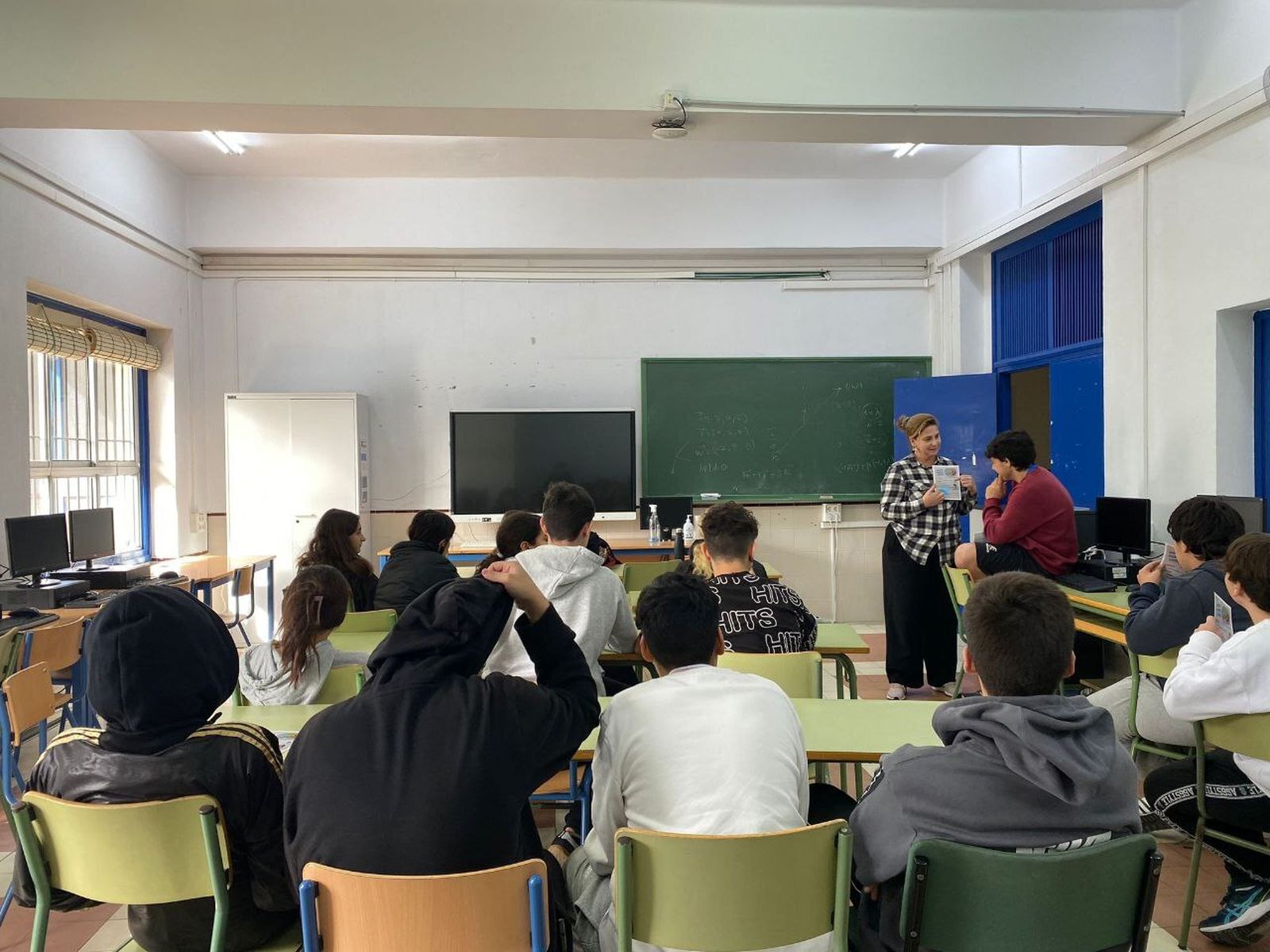 Una de las sesiones del presupuesto participativo joven.
