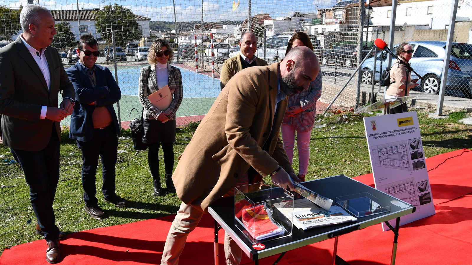 El concejal de Urbanismo, Juan Manuel Ordóñez, en un momento del acto