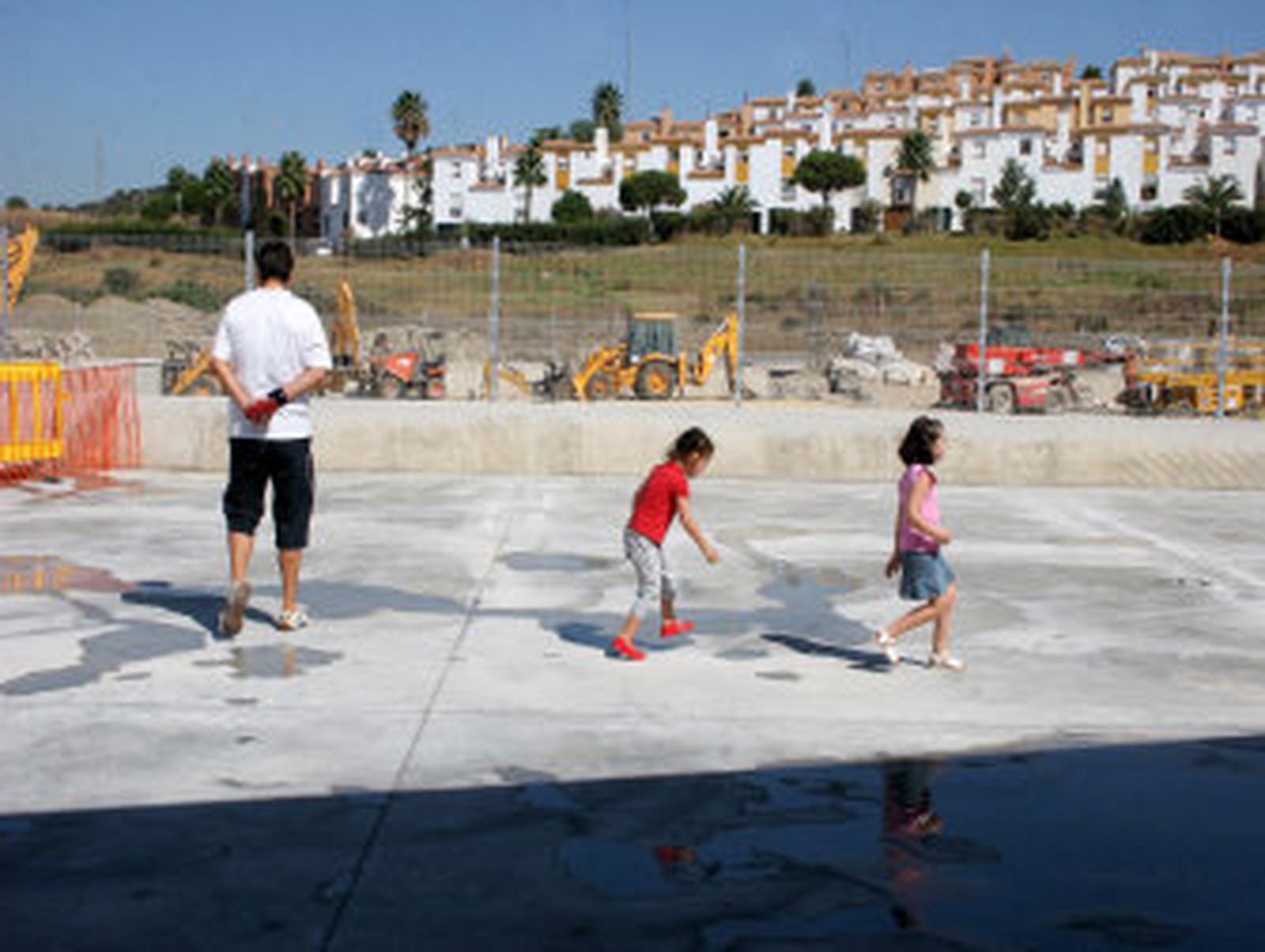 Arranque escolar en el nuevo Colegio San García, aún en obras
