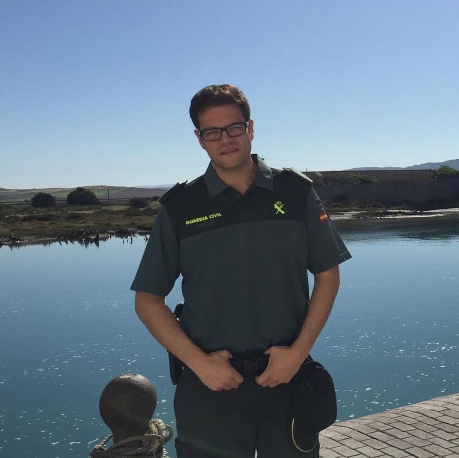 El algecireño Guillermo Peña, en su personaje de cabo Resino.