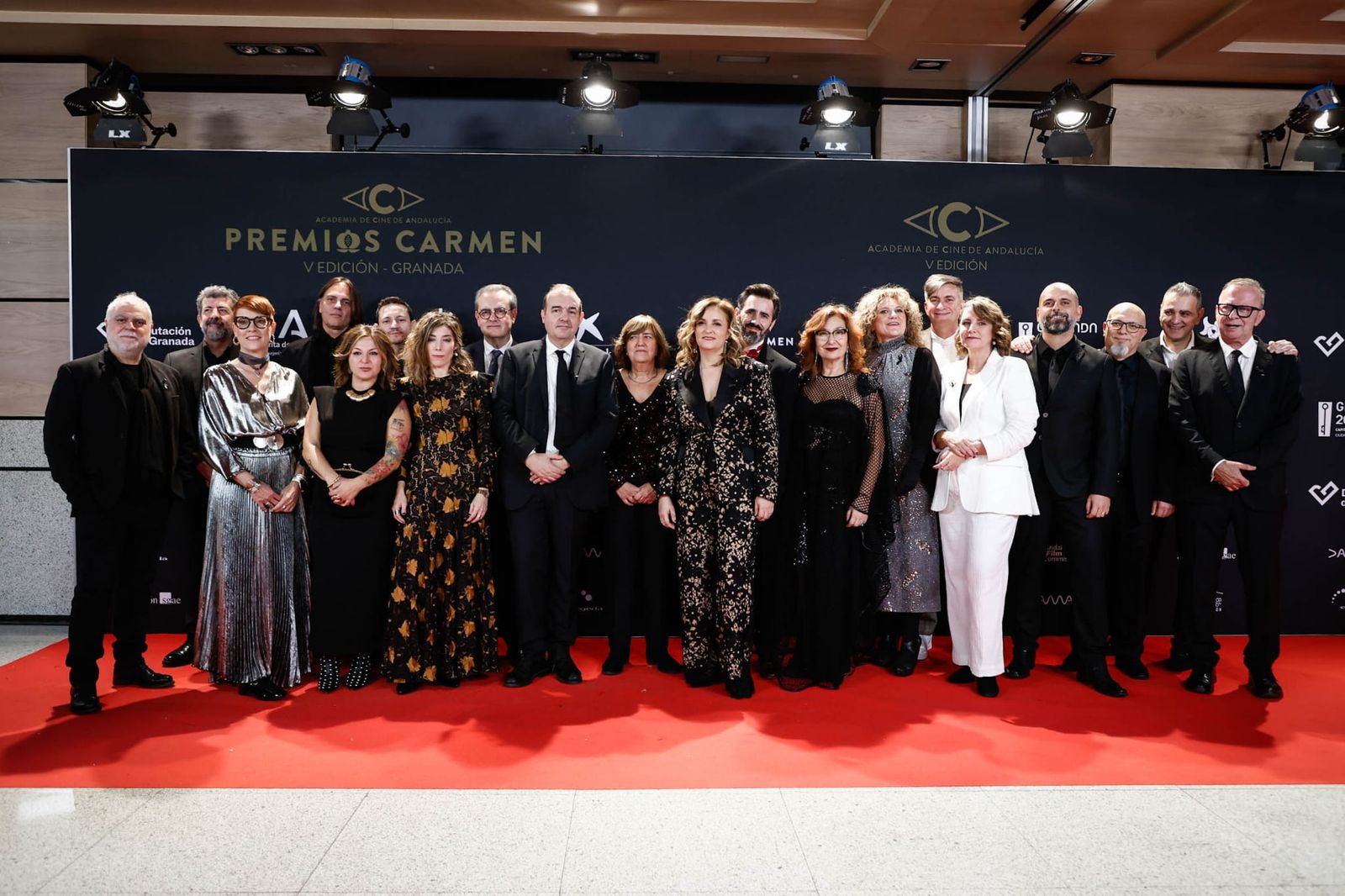 La alfombra roja de los premios Carmen en Granada