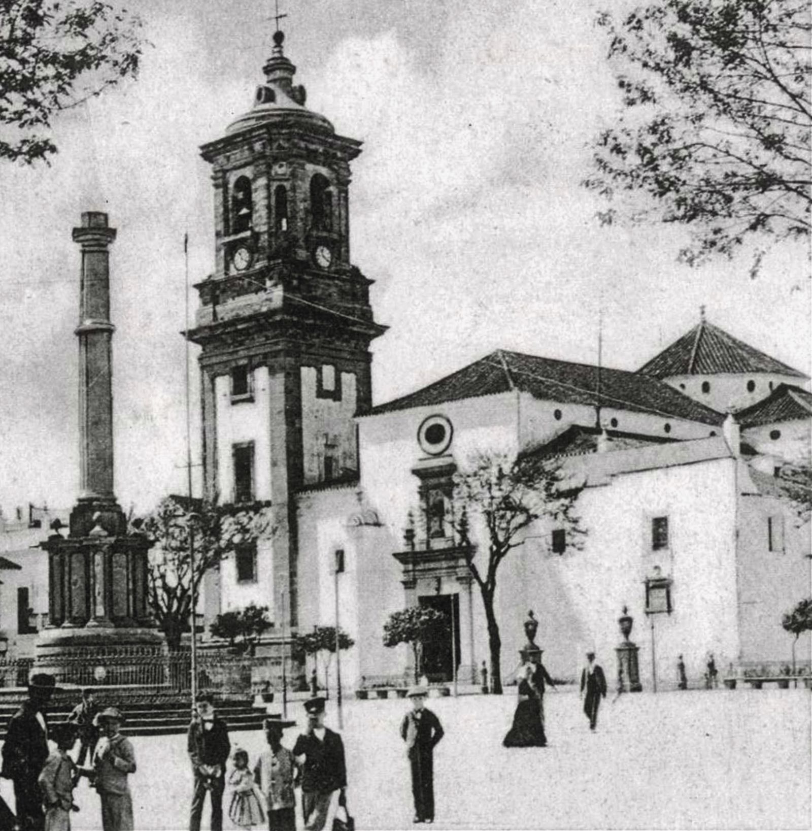 En el templo de la Palma se casaron Juan y María Teresa.