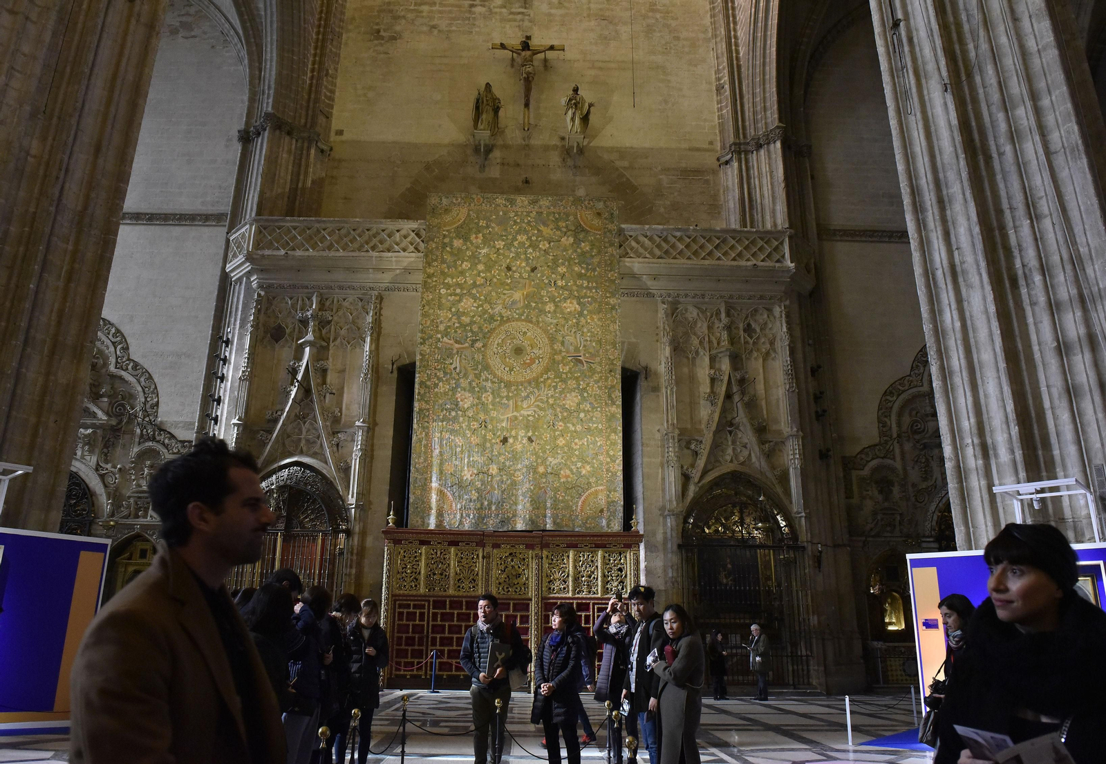 Interior de la Catedral de Sevilla.